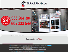 Tablet Screenshot of cerrajeriagala.com